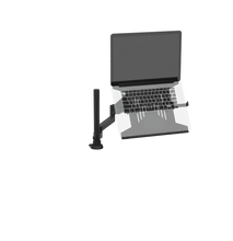 Load image into Gallery viewer, Single Monitor Arm With Laptop Holder
