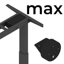 Load image into Gallery viewer, EverDesk Max Frame, Black V3 (Warranty) test
