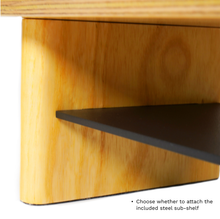 Load image into Gallery viewer, Modular Desk Shelves - Natural Wood Series (Warranty) (ED)
